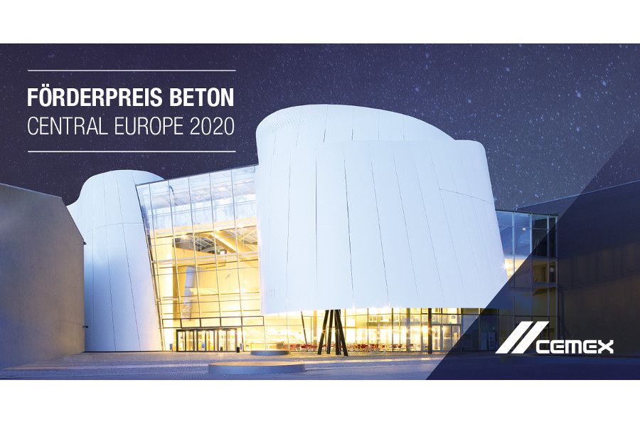 Vyhlášení vítězů soutěže CEMEX Förderpreis Beton Central Europe 2020