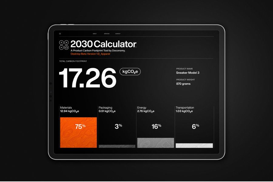 CO2 kalkulátor švédského startupu Doconomy