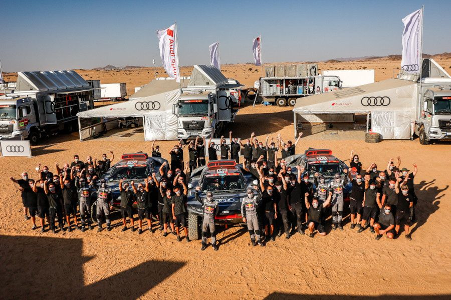 Audi RS Q e-tron na Rallye Dakar: Úspěšný start do nové éry