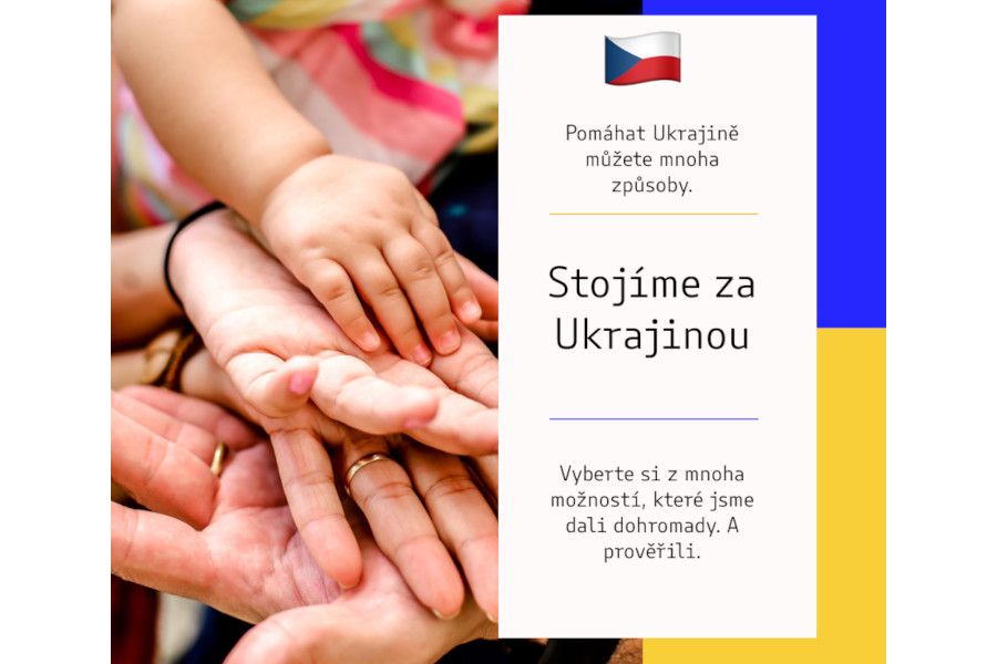 Lidé z platformy Stojíme za Ukrajinou se spojili s Česko.Digital a za víkend vytvořili rozcestník pro pomoc Ukrajině