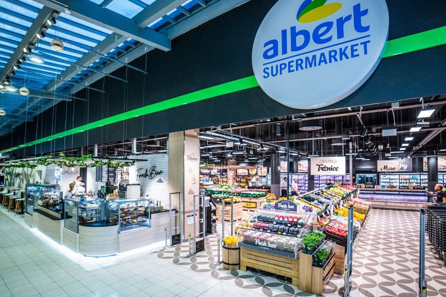 Nejnavštěvovanější supermarket Albert prošel modernizací