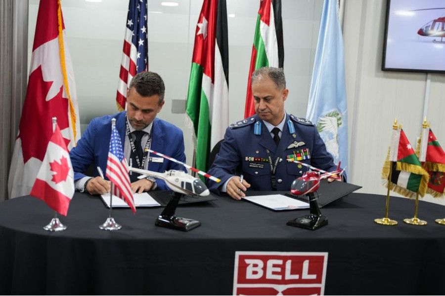 Za účelem navýšeni výcvikových schopností kupuje Jordánské královské letectvo (RJAF) 10 vrtulníků Bell 505