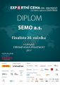 SEMO finalistou soutěže Exportní cena DHL UniCredit 2017