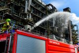 Unipetrol provedl havarijní cvičení, hasiči simulovali zásah na etylenové jednotce
