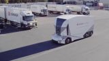 DB Schenker a Einride poprvé v ostrém provozu představují autonomní elektrický nákladní vůz T-pod