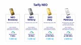 O2 představuje tarify NEO s neomezenými daty