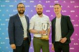 Zakladatelé startupu na Startup World Cup & Summit 2019. Zdroj: SWCS