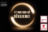 Světluška získala z vánoční sbírky Kauflandu rekordních 17 milionů korun