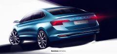 ŠKODA AUTO ukazuje první skici nového vozu SLAVIA