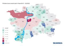 Přehled nabídky nových bytů v Praze podle městských částí