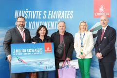 Emirates přepravila na trase Praha-Dubaj tři miliony pasažérů